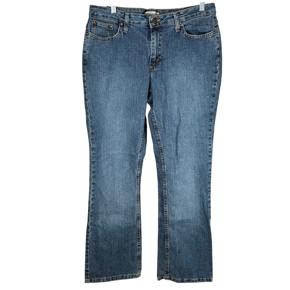 Riders by Lee Bootcut Jeans Medium Wash Blue Denim Size 12 M